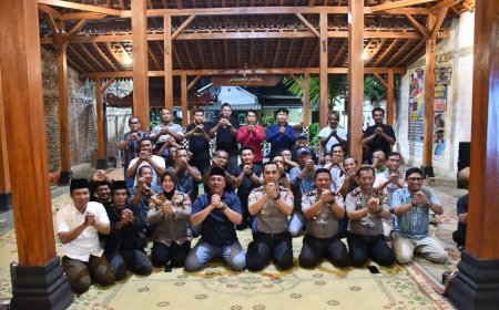 Polisi Bersama Masyarakat: Kapolres Madiun Kota Ngopi Bareng Warga,Serap Aspirasi Perkuat Kamtibmas